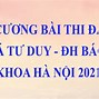 Bài Thi Đánh Giá Tư Duy Gồm Những Môn Nào