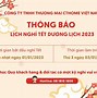 Lịch Dương 2023 Chuẩn